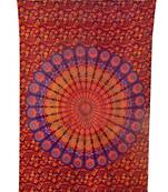 Boho Living Room Tab top Curtains, Bohemian Curtains For Bedroom, Tapestry Curtains, Mandala Hippie Dorm Decor