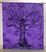 Indian Hippie Tapestry Tree Of Life Wall Hanging Bohemian Wall Dorm Decor Bedding Beach Blanket Throw (85 X 85 Inches)