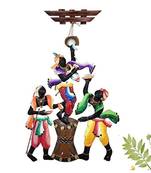 Karigaari India Big Size Makkhan Chor Iron Wall Hanging (83.82 cm x 43.18 cm x 2.54 cm)
