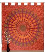 Indian Mandala Tapestry Gypsy Home Decor Window & Panel Set Bohemian Curtain Room Divider Blackout Balcony Sheer Curtain