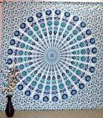 Mandala Indian Queen Tapestry Wall Hanging Hippie Bedspread Ethnic Decor Blanket