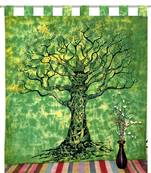 Indian Mandala Curtains Set Decorative Indian Tab top Tapestry Tab Top Curtains mandala curtains for bedroom