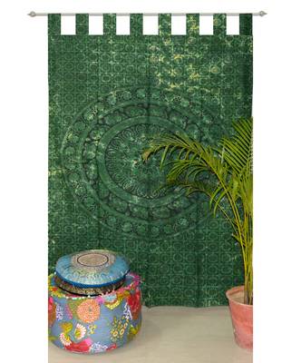 Indian Mandala Tapestry Gypsy Home Decor Window & Panel Set Bohemian Curtain Room Divider Blackout Balcony Sheer Curtain 1