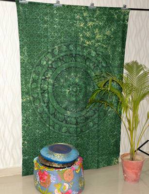 Indian Mandala Tapestry Gypsy Home Decor Window & Panel Set Bohemian Curtain Room Divider Blackout Balcony Sheer Curtain 3