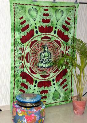 Mandala Window Tab top Curtains Drape Balcony Room Decor Curtain Boho Set Ethnic Windows & Panels Set Tab Top Tapestry 3