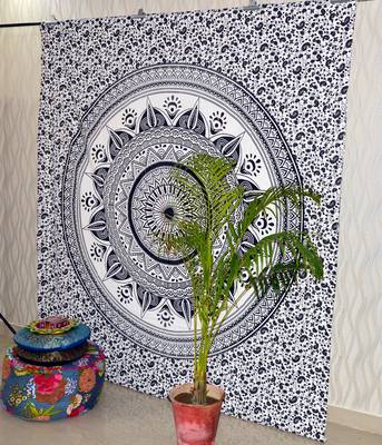 Indian Mandala Tapestry Gypsy Home Decor Window & Panel Set Bohemian Curtain Room Divider Blackout Balcony Sheer Curtain 4