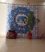 Indian Elephant Mandala Wall Tapestry Hippie Gypsy Tapestries Bohemian Mandala Tapestry Wall Hanging Beach Throw Queen