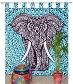 Indian Mandala Tapestry Gypsy Home Decor Window & Panel Set Bohemian Curtain Room Divider Blackout Balcony Sheer Curtain