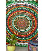 Boho Living Room Tab top Curtains, Bohemian Curtains For Bedroom, Tie Dye Tapestry Curtains, Mandala Hippie Dorm Decor