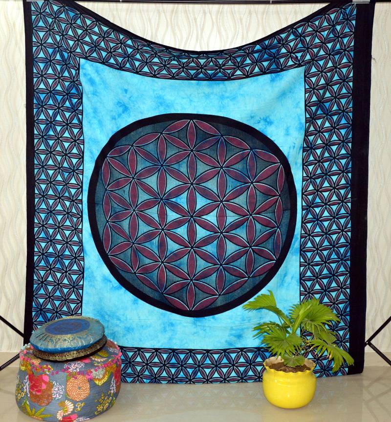 Mandala Tapestry Bohemian Wall Hanging Psychedelic Art Dorm Mandala Tapestry Bohemian Wall Hanging