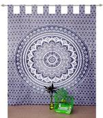 Boho Living Room Tab top Curtains, Bohemian Curtains For Bedroom, Tapestry Curtains, Mandala Hippie Dorm Decor