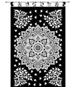 indian Tab top curtain Mandala curtains, 1 Panel Set Mandala Curtain Tab top Tapestry, Drapes & Valances, Window Curtain