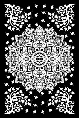indian Tab top curtain Mandala curtains, 1 Panel Set Mandala Curtain Tab top Tapestry, Drapes & Valances, Window Curtain 3