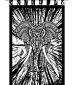 Indian Mandala Curtains Set Decorative Indian Tab top Tapestry Tab Top Curtains mandala curtains for bedroom