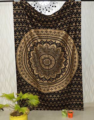 Indian Mandala Curtains Set Decorative Indian Tab top Tapestry Tab Top Curtains mandala curtains for bedroom 4