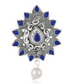 Blue brooch