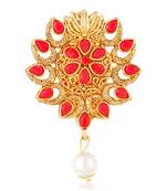 Red brooch