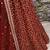 Maroon Colored Zari and Sequins Embroidered Raw Silk Fabric Indian Wedding Lehenga Dress