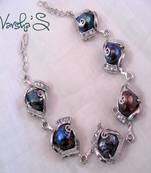 Natural Abalone Shell Bracelet-3
