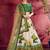 Ravishing Green Dori and Sequins Embroidered & Digital Floral Printed Art Silk Party Lehenga