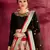 Mesmerizing Cream and Black Dori and Sequins Embroidered Art Silk Party wear Lehenga Choli
