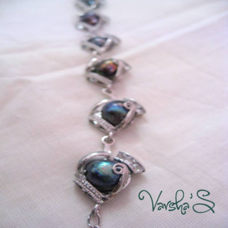 Natural Abalone Shell Bracelet-3