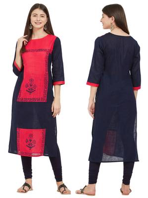 Multicolor printed cotton cotton-kurtis 5