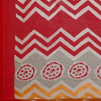 Olive Abstract Print Crepe Salwar 4
