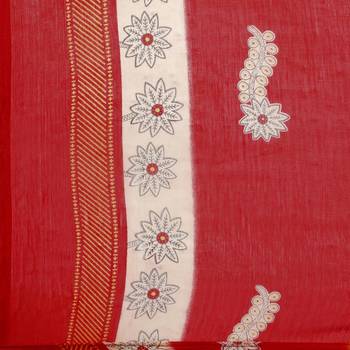 Cream Abstract Print Crepe Salwar 4