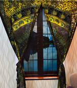 Mandala Door Tab top Curtains Indian Drape Balcony Room Decor Curtain Boho Set Ethnic Window Treatments & Panels Set