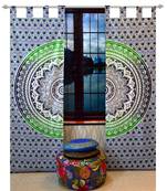 Indian Mandala Tab top Curtains Set Decorative Indian Tab Top Curtains Mandala Curtains for Bedroom