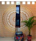 Indian Tab top Curtain Mandala Curtains, 2 Panel Set Mandala Curtain, Tapestry, Drapes & Valances, Window Curtain