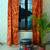 Indian Tab top Curtain Mandala Curtains, 2 Panel Set Mandala Curtain Tab top Curtains, Drapes & Valances, Window Curtain