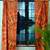 Indian Tab top Curtain Mandala Curtains, 2 Panel Set Mandala Curtain Tab top Curtains, Drapes & Valances, Window Curtain