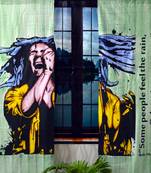 Indian Mandala Curtains Set Decorative Indian Tab top Tapestry Tab Top Curtains Mandala Curtains for Living room