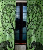 Indian Mandala Tab top Curtains Set Decorative Indian Tab Top Curtains Mandala Curtains for Bedroom