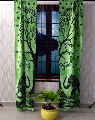 Indian Mandala Tab top Curtains Set Decorative Indian Tab Top Curtains Mandala Curtains for Bedroom 2
