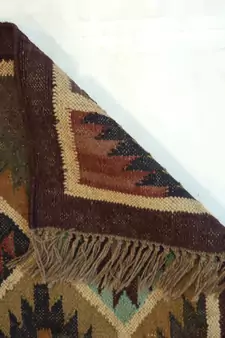 moroccan Geometric Traditional Door Mat, Bathroom Mat, Kitchen Mat Beautiful Jute Wool Rug