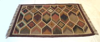 moroccan Geometric Traditional Door Mat, Bathroom Mat, Kitchen Mat Beautiful Jute Wool Rug 4