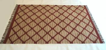 Antique  Designer Red  Brown Color Jute Wool Kilim Rug Carpet Traditional Bedroom Carpet ,Living Carpet 4