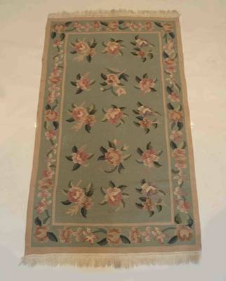 Antique Handmade Wool Cotton Tribal Kilim Rug Carpet Room Rug 3.5 Feet Rug 1