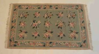 Antique Handmade Wool Cotton Tribal Kilim Rug Carpet Room Rug 3.5 Feet Rug 4