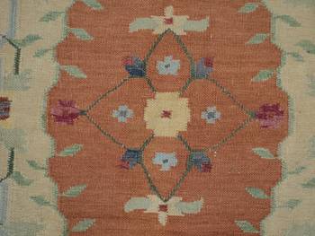 Antique Handmade Triques Designer Wool Cotton Kilim Multi Coloured Designer Carpet 3