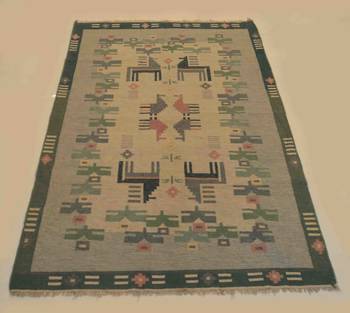 Antique Ethnic Handmade Carpet Wool Cotton Kilim Rug Home Decor Carpet 1