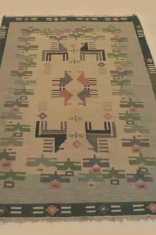 Antique Ethnic Handmade Carpet Wool Cotton Kilim Rug Home Decor Carpet