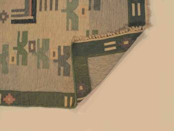 Antique Ethnic Handmade Carpet Wool Cotton Kilim Rug Home Decor Carpet 3