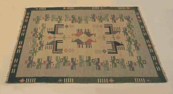 Antique Ethnic Handmade Carpet Wool Cotton Kilim Rug Home Decor Carpet 4
