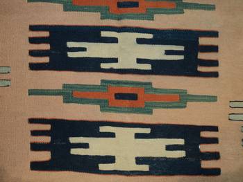 Antique  Area Kilim Rug Carpet  Multi Coloured Designer Tribal Wool Cotton Rug 3