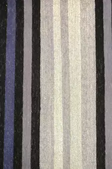 Hand Woven Cotton Zari Silver Kilim Area Rug Home Decorative Rug
