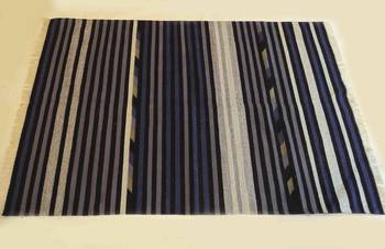 Hand Woven Cotton Zari Silver Kilim Area Rug Home Decorative Rug 4